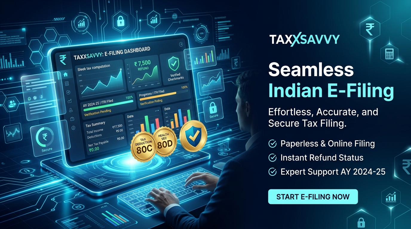 TaxxSavvy Income Tax E-Filing